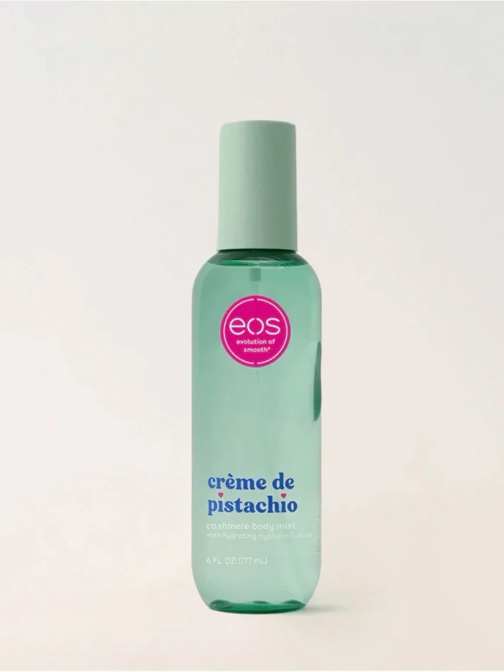 EOS body lotion, pomegranate raspberry& Buddy mist cream de pistachio